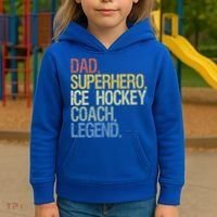 Ice Hockey Coach Cool Gift Kids Hoodie thumb 3