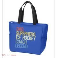 Ice Hockey Coach Cool Gift Tote Bag thumb 3