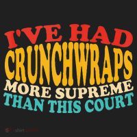 IVe Had Crunchwraps More Supreme Than This Court Women's Sweatshirt thumb 2