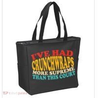 IVe Had Crunchwraps More Supreme Than This Court Tote Bag thumb 2
