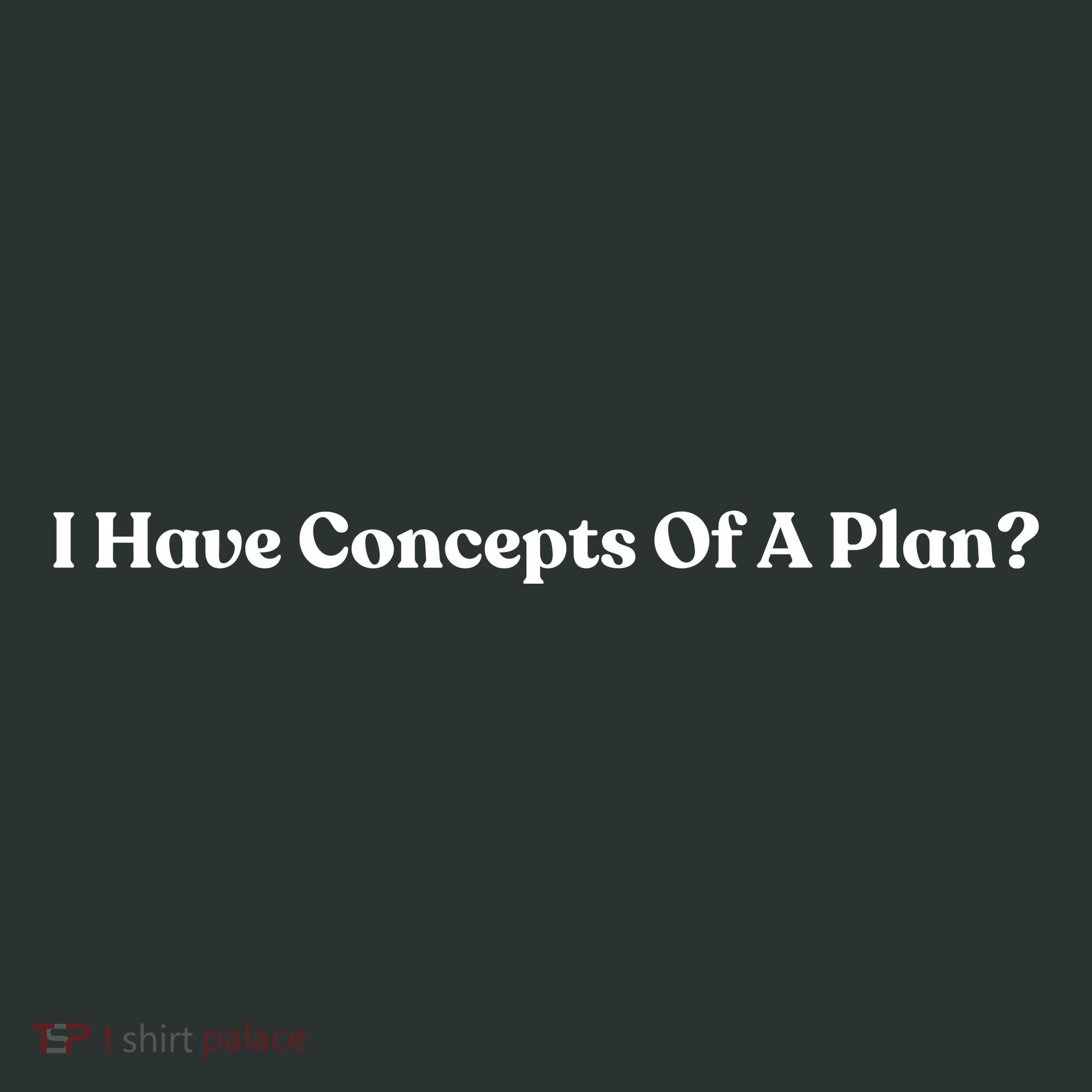 I Have Concepts Of A Plan Sweatshirt