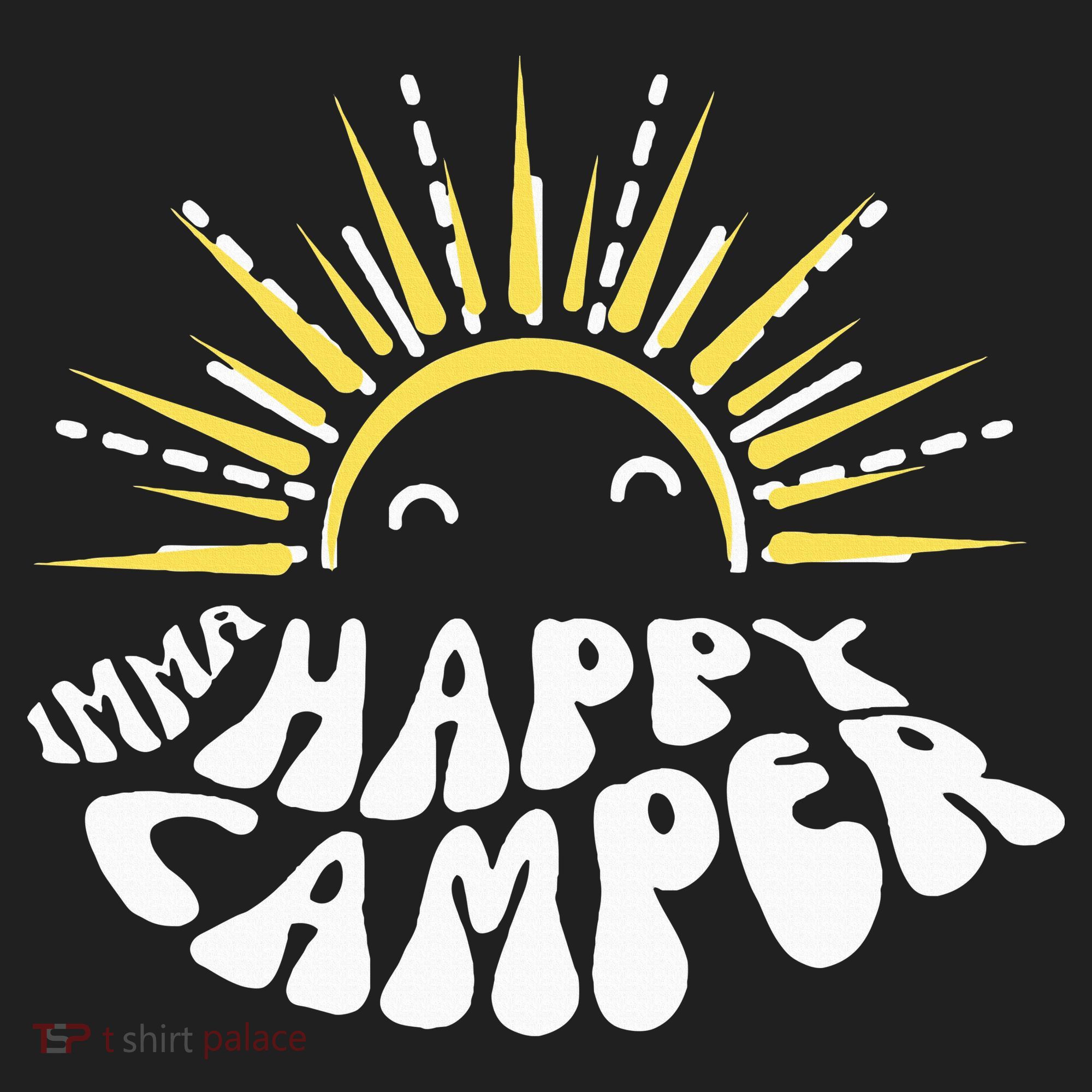 Imma Happy Camper Smiling Sun  Women's Sweatshirt