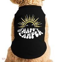 Imma Happy Camper Smiling Sun  Doggie Tank thumb 0