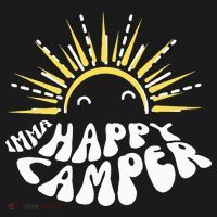 Imma Happy Camper Smiling Sun  Backpack thumb 2