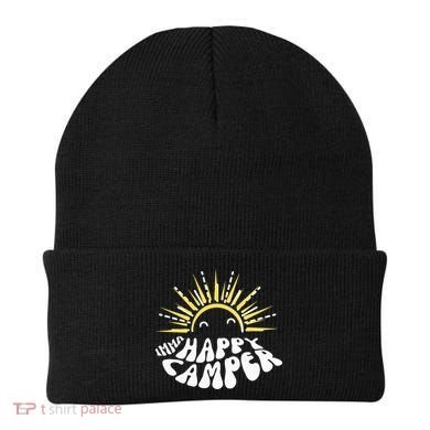 Imma Happy Camper Smiling Sun  Beanie