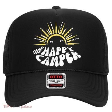 Imma Happy Camper Smiling Sun  Hat