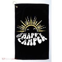 Imma Happy Camper Smiling Sun  Golf Towel thumb 0