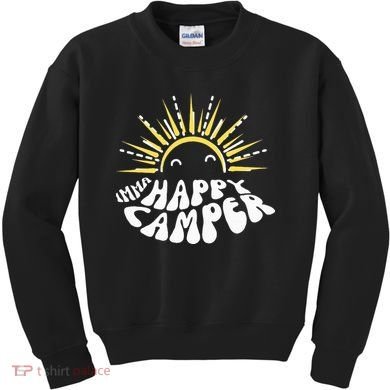 Imma Happy Camper Smiling Sun  Kids Sweatshirt