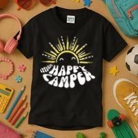Imma Happy Camper Smiling Sun  Kids T-Shirt thumb 3