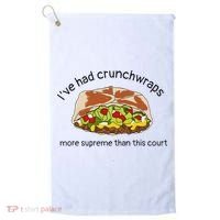 I’Ve Had Crunchwraps More Supreme Than This Court Golf Towel thumb 0