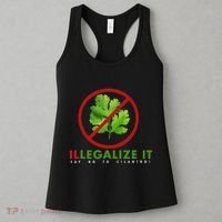I Hate Cilantro Illegalize It Say No To Cilantro! Women's Tank Top thumb 3