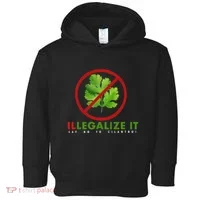I Hate Cilantro Illegalize It Say No To Cilantro! Toddler Hoodie thumb 0
