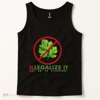 I Hate Cilantro Illegalize It Say No To Cilantro! Tank Top thumb 2