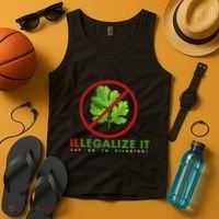 I Hate Cilantro Illegalize It Say No To Cilantro! Tank Top thumb 4