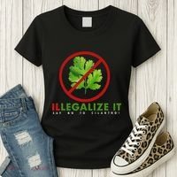 I Hate Cilantro Illegalize It Say No To Cilantro! Women's T-Shirt thumb 3