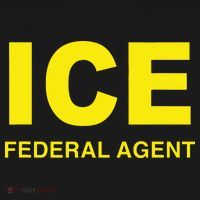 Ice Halloween Costume Federal Agent Police Immigration Long Sleeve Shirt thumb 2