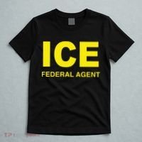 Ice Halloween Costume Federal Agent Police Immigration T-Shirt thumb 5
