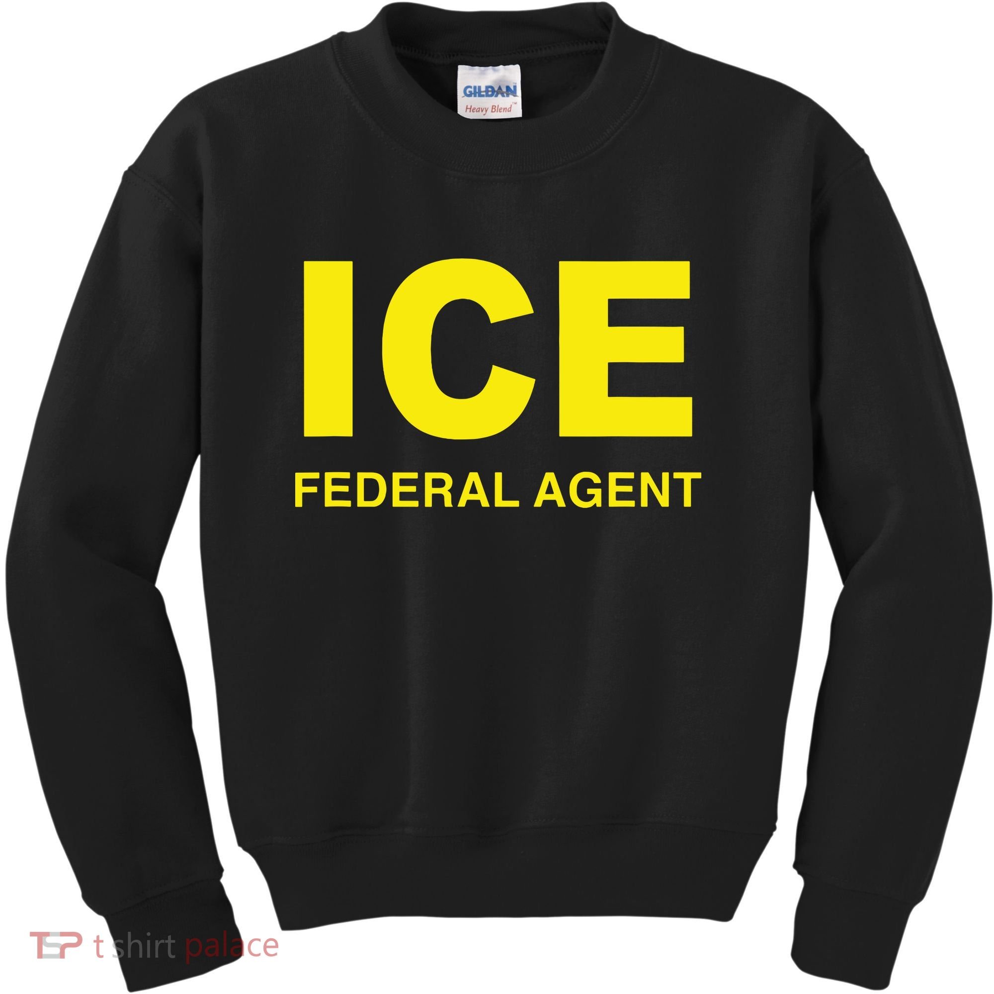 Ice Halloween Costume Federal Agent Police Immigration Kids Sweatshirt