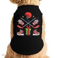 Ice Hockey Christmas Tree Ornats Funny Xmas Gift Doggie Tank thumb 0
