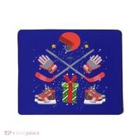 Ice Hockey Christmas Tree Ornats Funny Xmas Gift Mousepad thumb 0