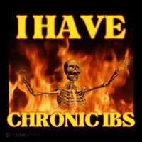 I Have Chronic Ibs Funny Cool Hard Skeleton Meme Women's Hoodie thumb 2