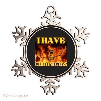 I Have Chronic Ibs Funny Cool Hard Skeleton Meme Ornament