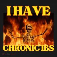 I Have Chronic Ibs Funny Cool Hard Skeleton Meme Ornament thumb 1