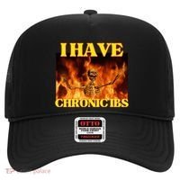 I Have Chronic Ibs Funny Cool Hard Skeleton Meme Hat thumb 0
