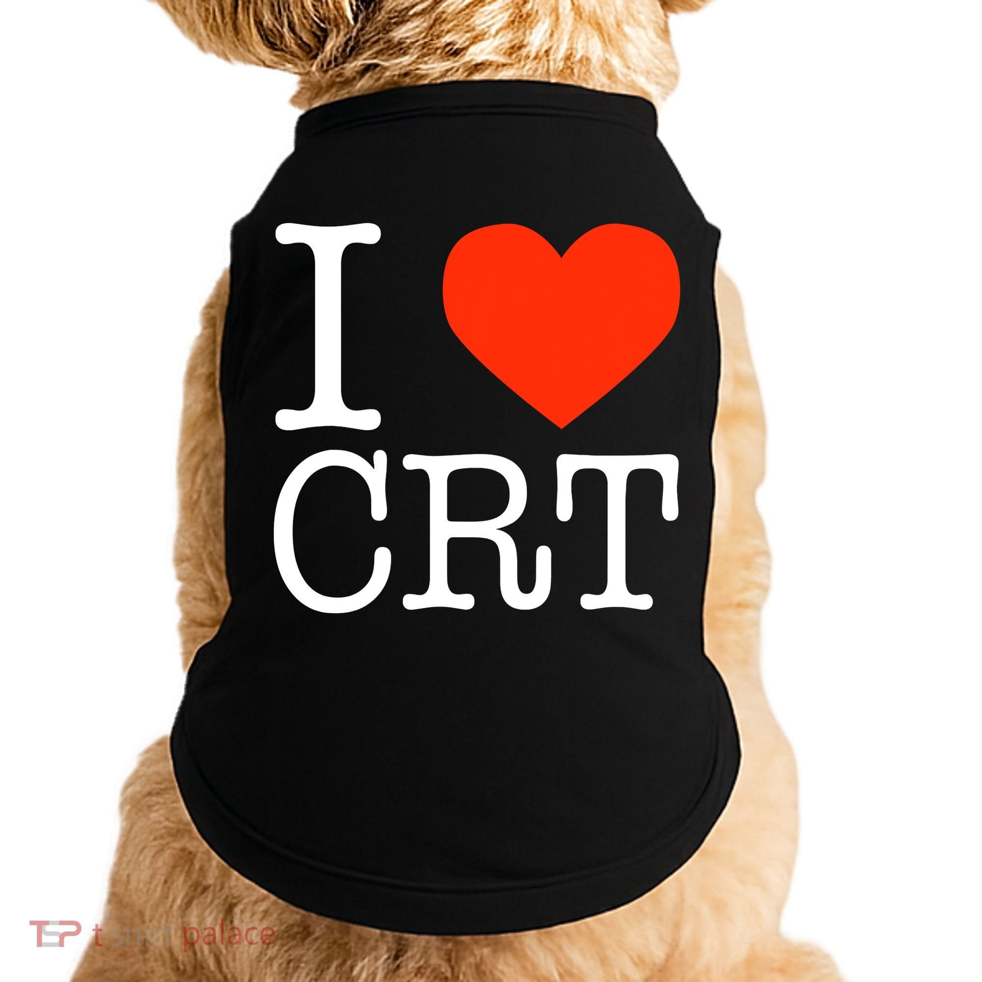 I Heart CRT Critical Race Theory Racial Justice BLM Doggie Tank