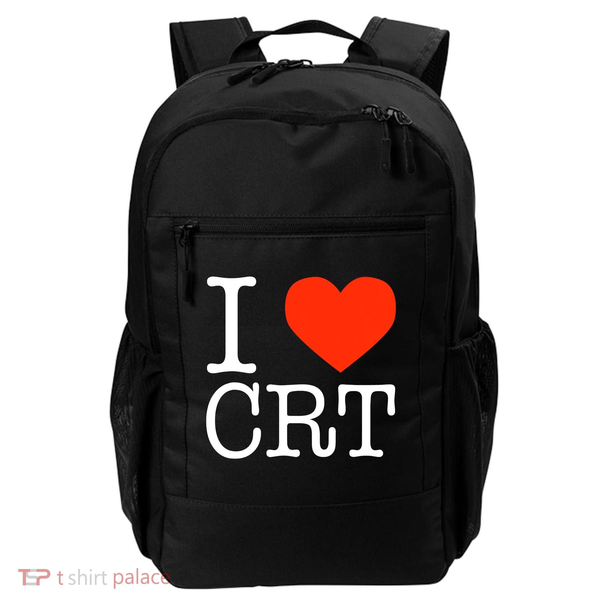 I Heart CRT Critical Race Theory Racial Justice BLM Backpack