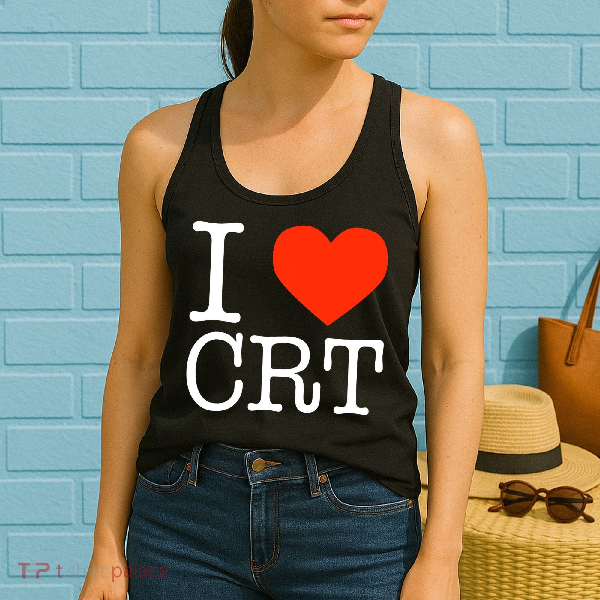 I Heart CRT Critical Race Theory Racial Justice BLM Women's Tank Top