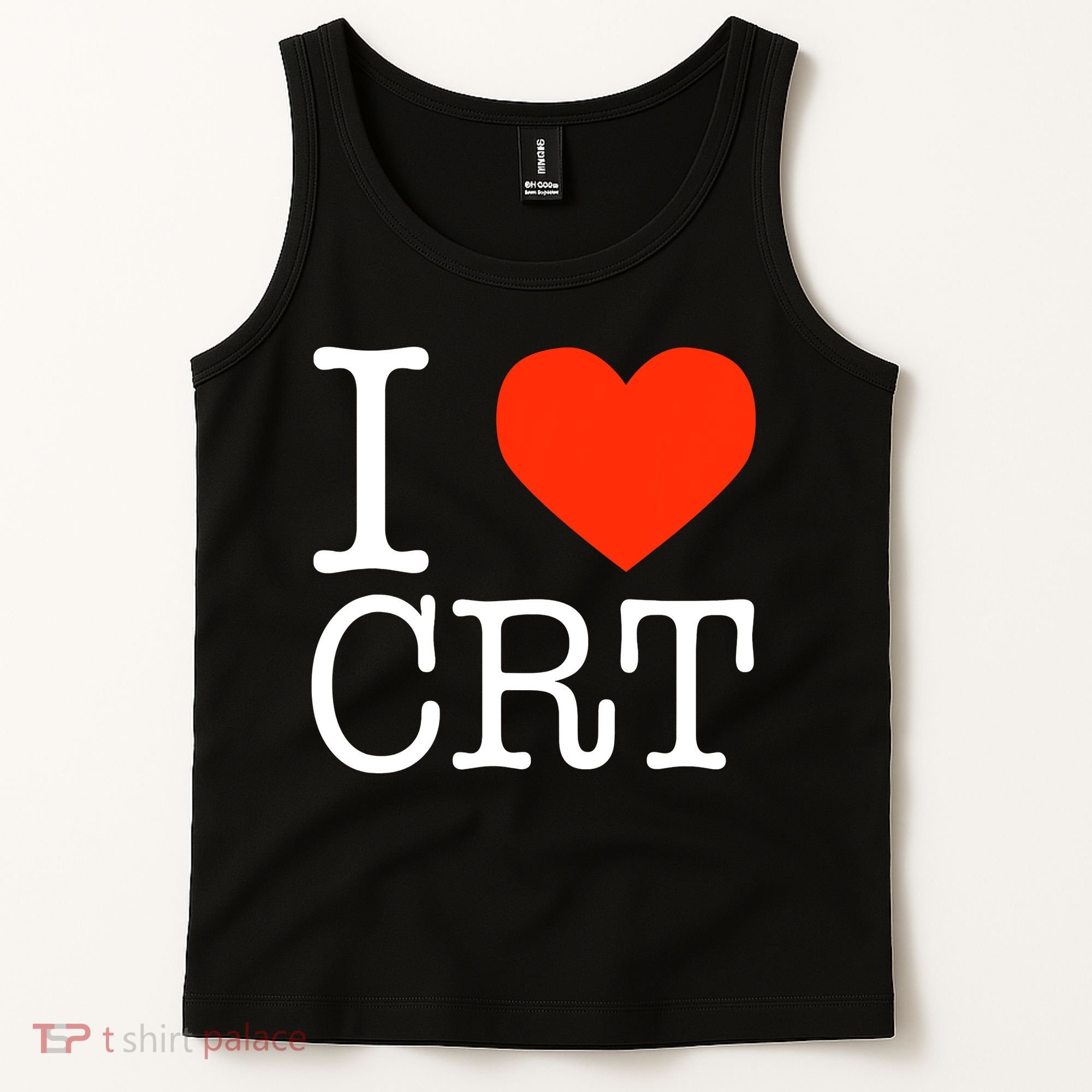I Heart CRT Critical Race Theory Racial Justice BLM Tank Top
