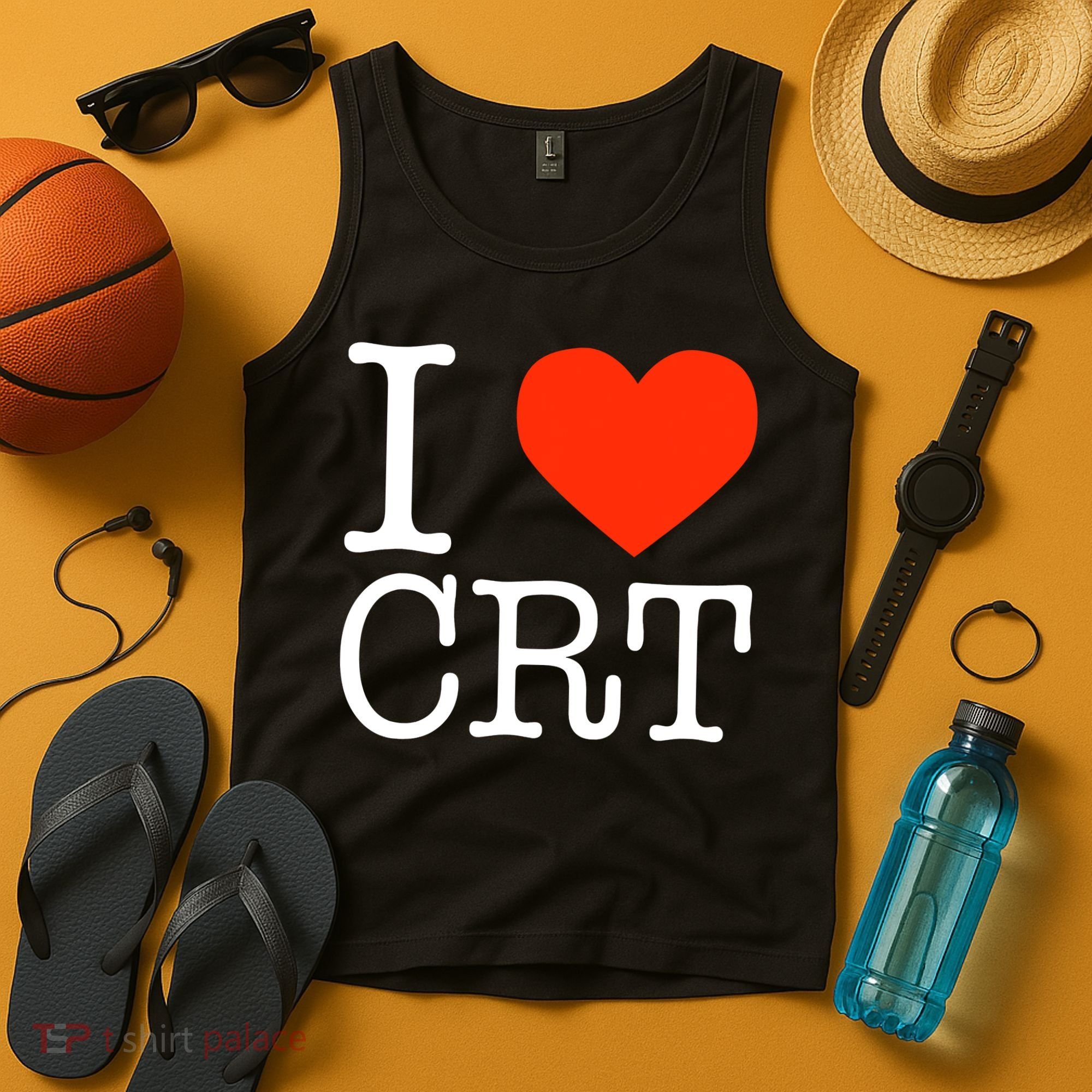 I Heart CRT Critical Race Theory Racial Justice BLM Tank Top
