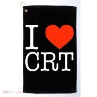 I Heart CRT Critical Race Theory Racial Justice BLM Golf Towel thumb 0
