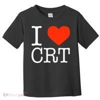 I Heart CRT Critical Race Theory Racial Justice BLM Toddler T-Shirt thumb 0