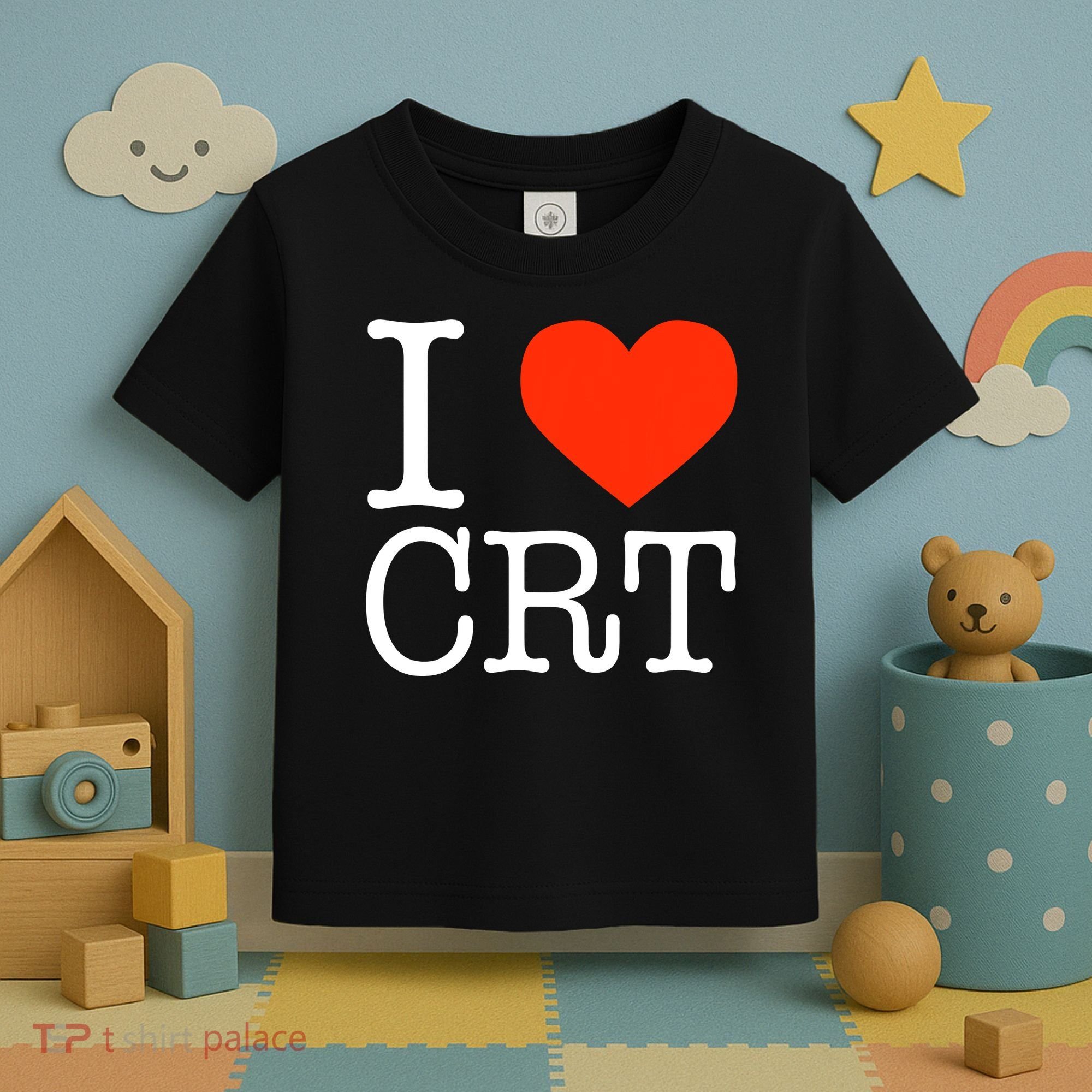 I Heart CRT Critical Race Theory Racial Justice BLM Toddler T-Shirt