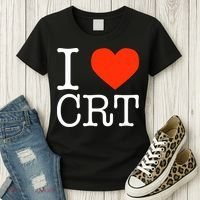 I Heart CRT Critical Race Theory Racial Justice BLM Women's T-Shirt thumb 3