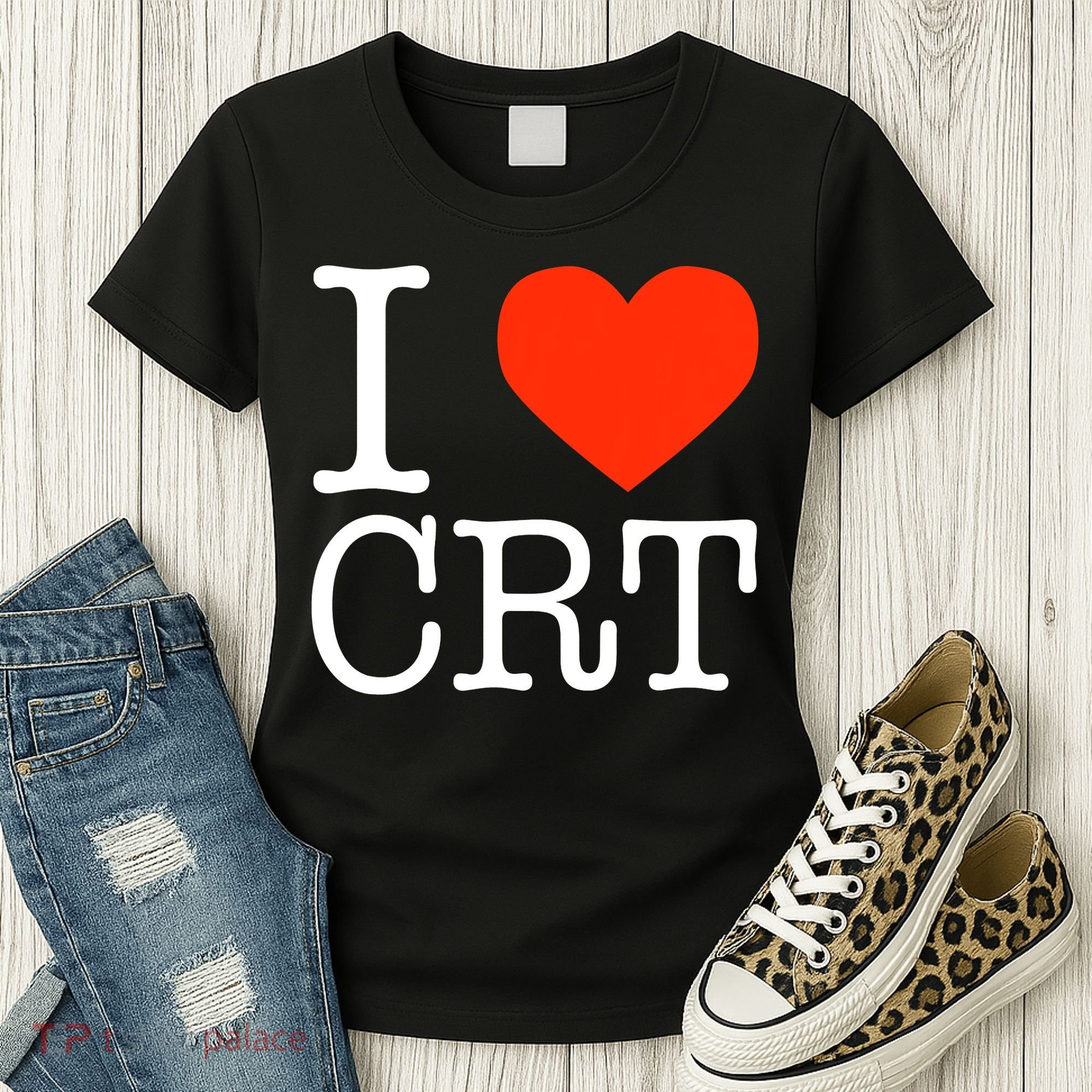 I Heart CRT Critical Race Theory Racial Justice BLM Women's T-Shirt