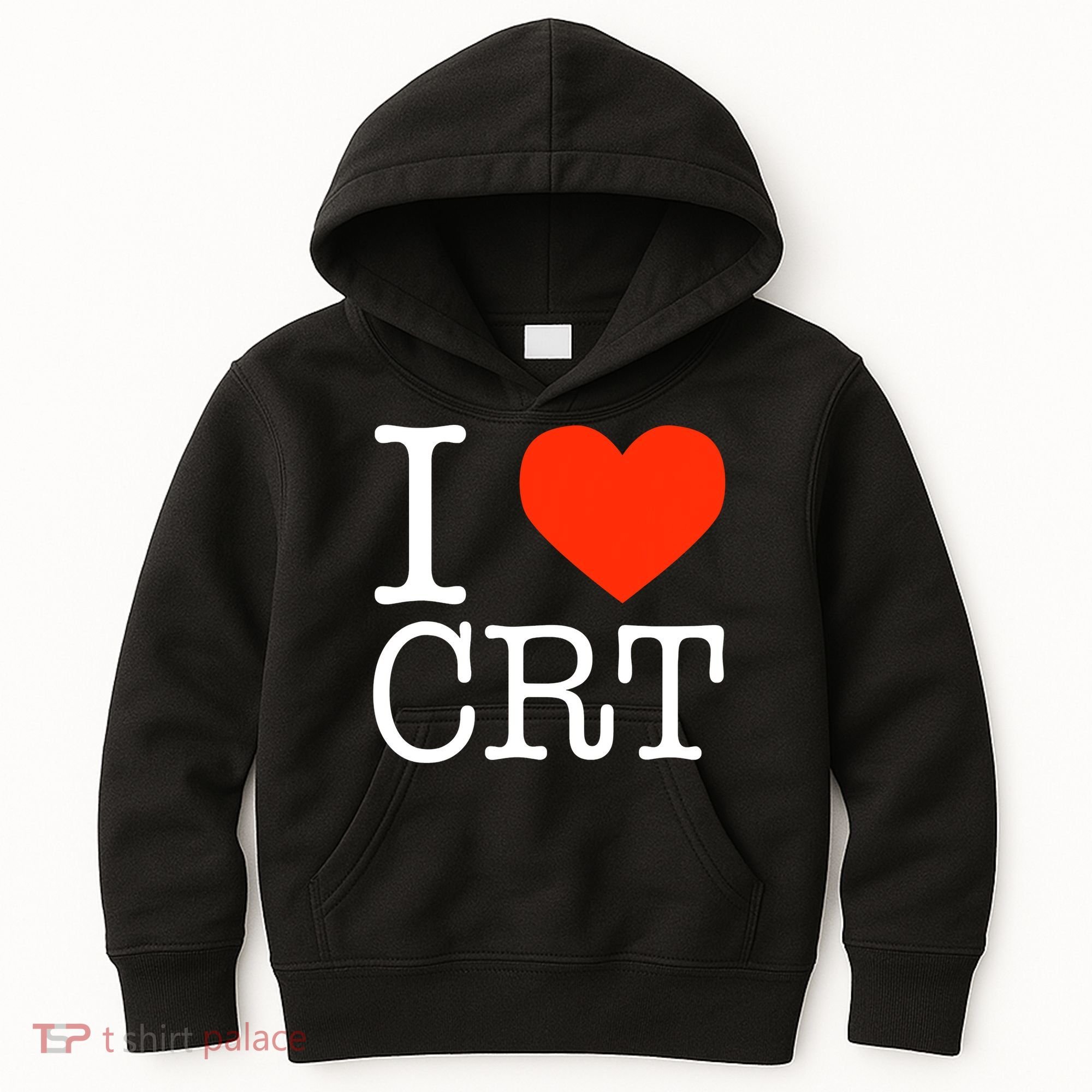 I Heart CRT Critical Race Theory Racial Justice BLM Kids Hoodie