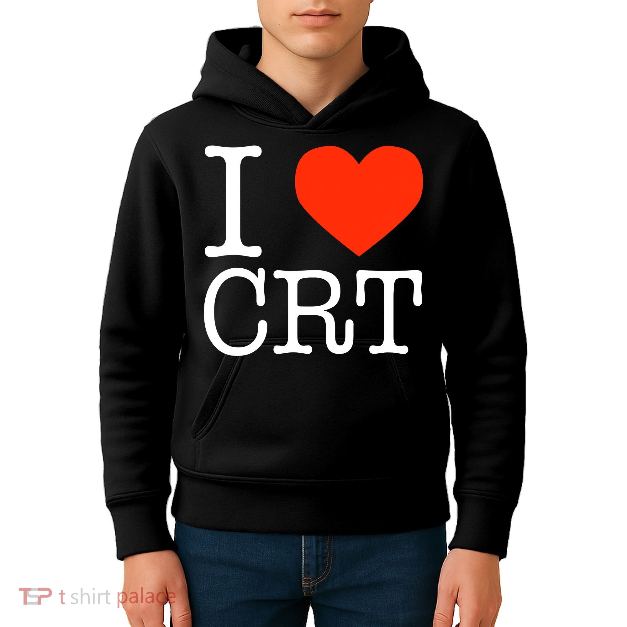 I Heart CRT Critical Race Theory Racial Justice BLM Kids Hoodie