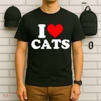 I Heart Cats Shirt I Heart Cats Tshirt I Love Cats Shirt T-Shirt thumb 6