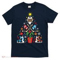 Ice Hockey Christmas Ornament Tree Funny Xmas Gift Boy T-Shirt thumb 0