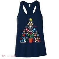 Ice Hockey Christmas Ornament Tree Funny Xmas Gift Boy Women's Tank Top thumb 0