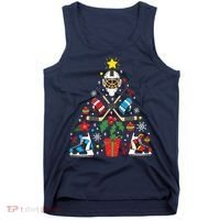 Ice Hockey Christmas Ornament Tree Funny Xmas Gift Boy Tank Top thumb 0