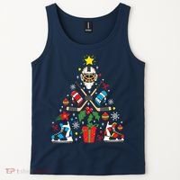 Ice Hockey Christmas Ornament Tree Funny Xmas Gift Boy Tank Top thumb 2