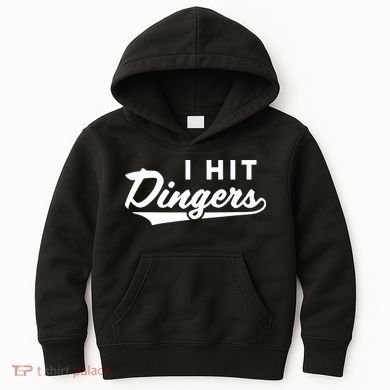 I Hit Dingers Kids Hoodie