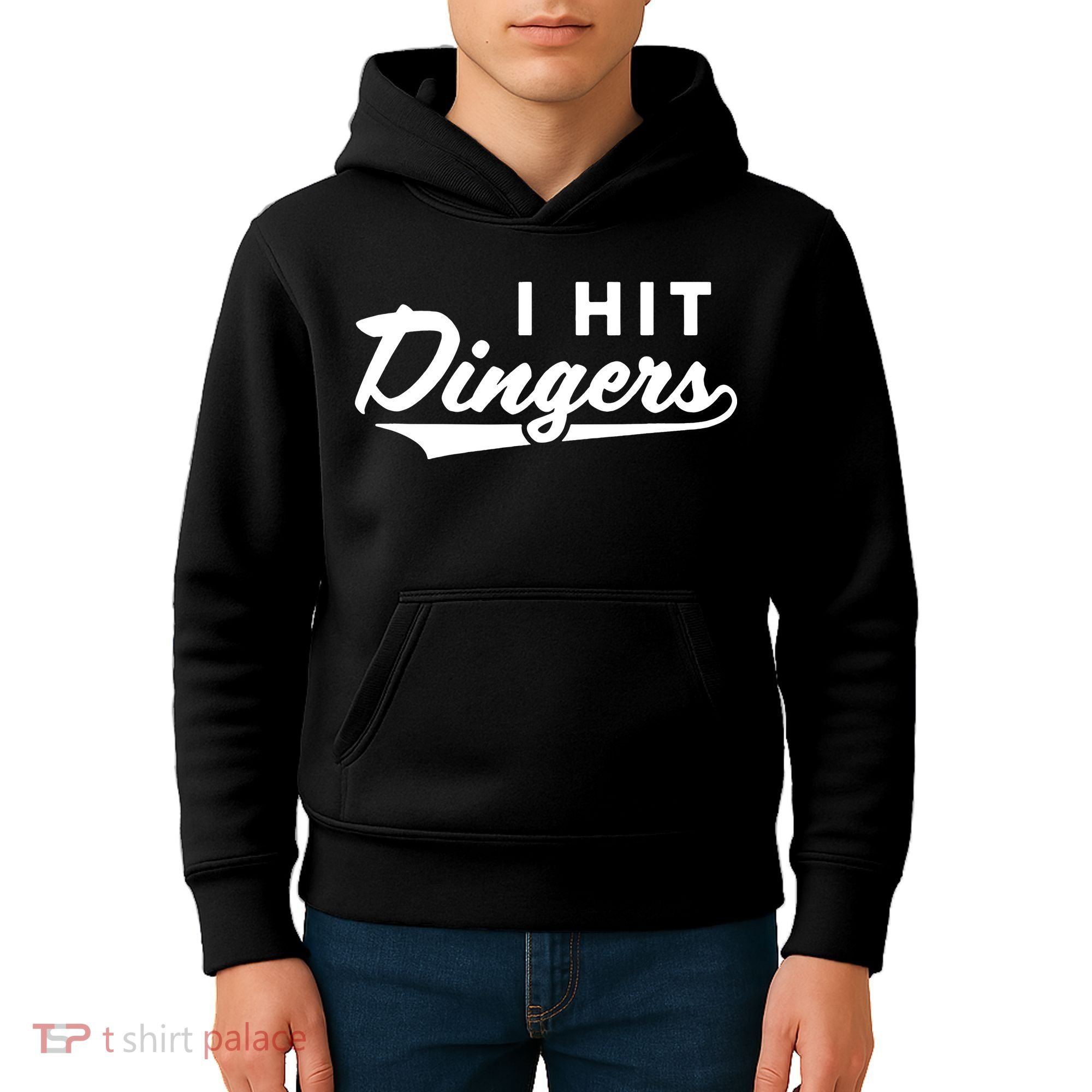 I Hit Dingers Kids Hoodie