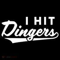 I Hit Dingers Kids Long Sleeve Shirt thumb 2