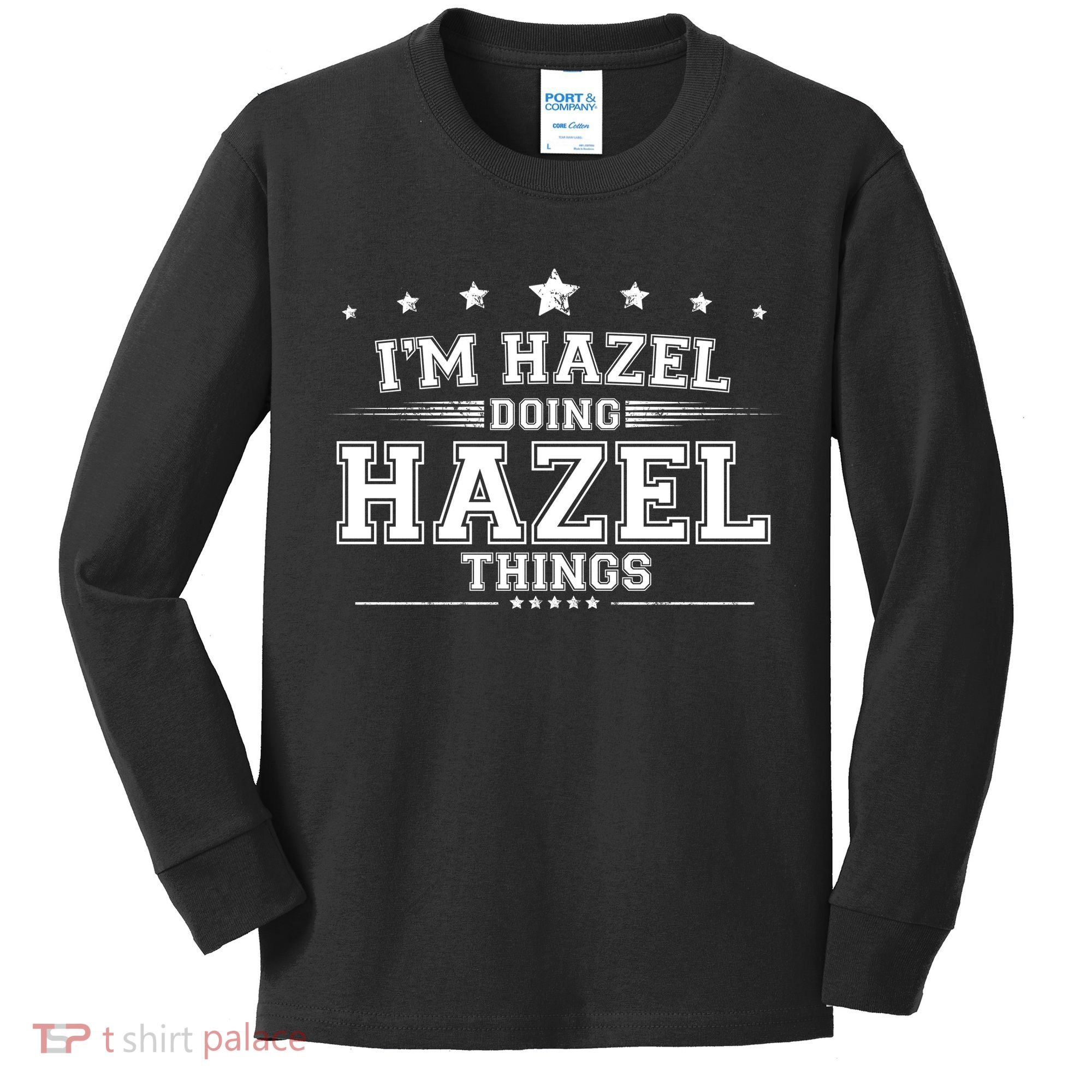 Im Hazel Doing Hazel Things Kids Long Sleeve Shirt