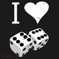 I Heart Dice Rolling Playing Betting Gambling Love Ornament thumb 1